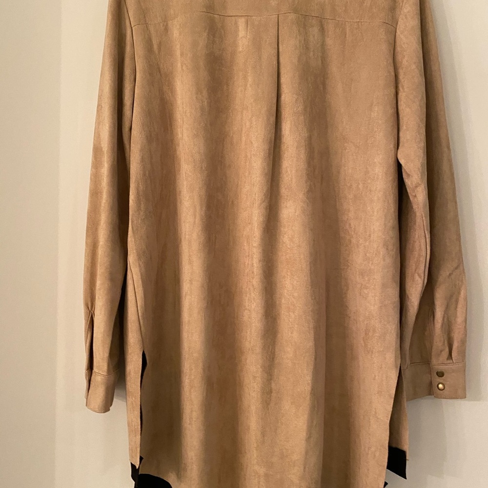 Suede Button Up - image 2